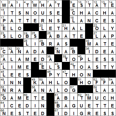 Verve crossword puzzle clue