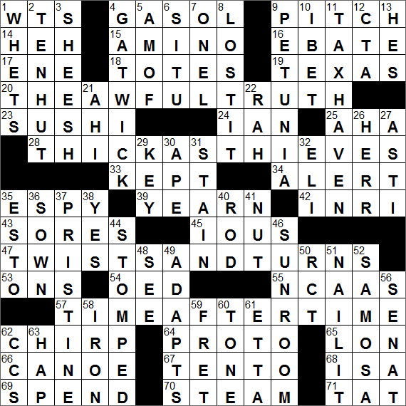 Nasty person crossword clue