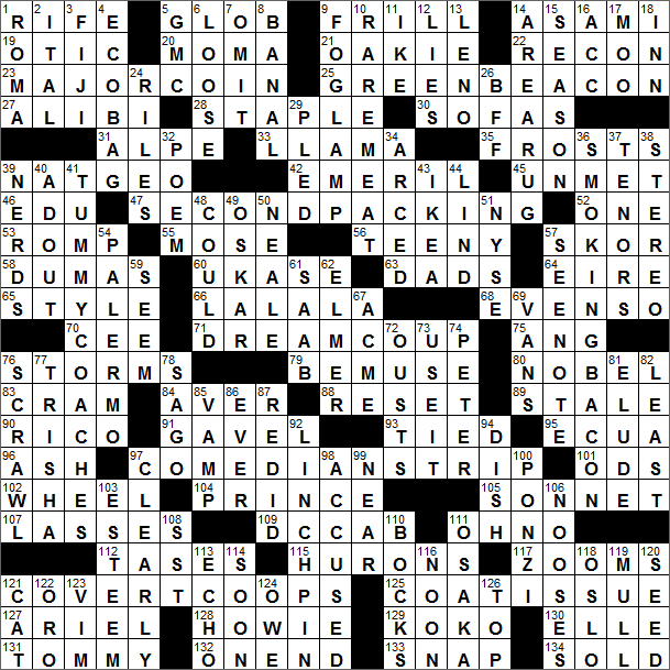 Formal essay crossword clue