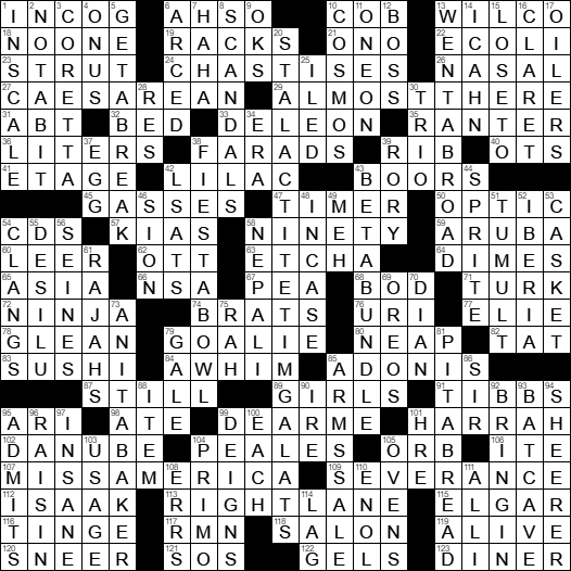 Italian painter crossword clue
